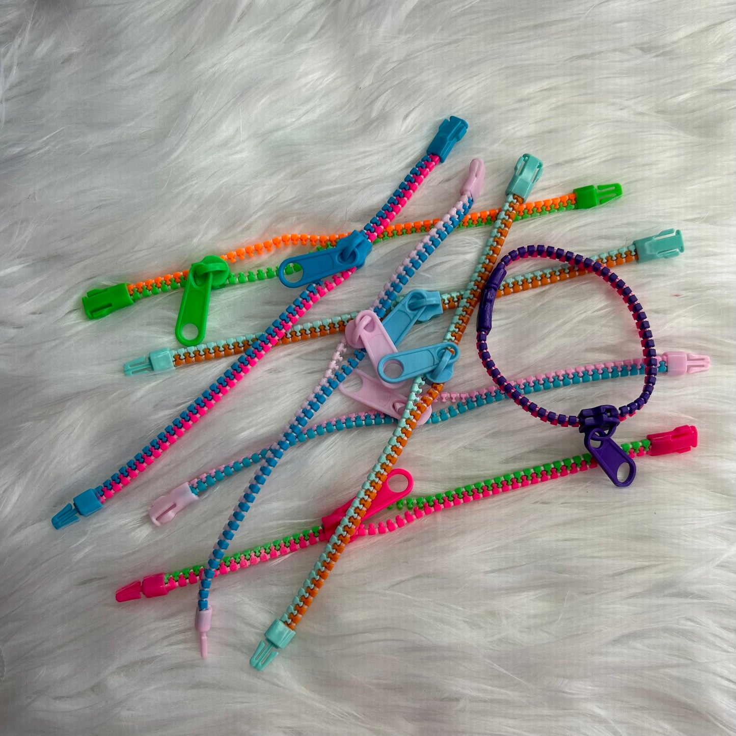 Pulseras de zipper