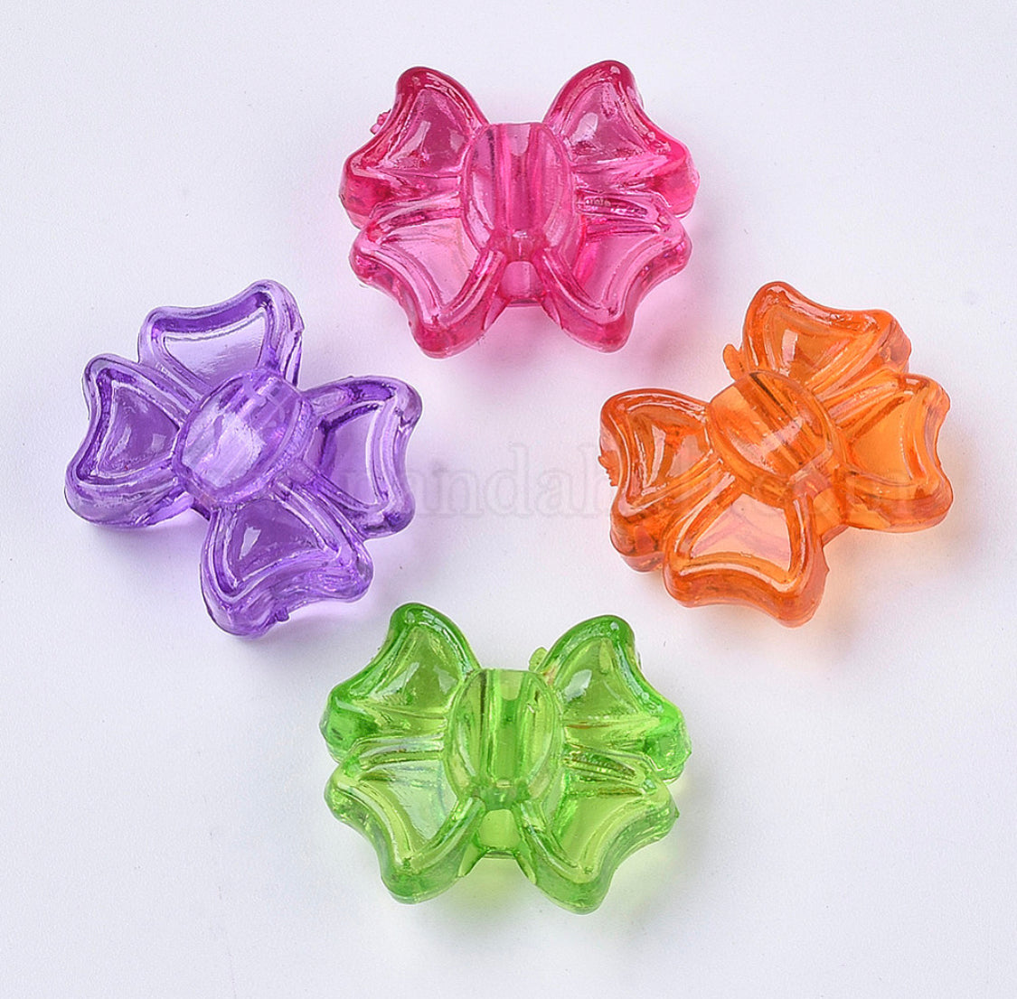 Transparent Bow bead