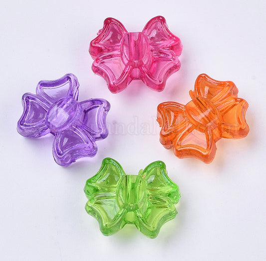 Transparent Bow bead